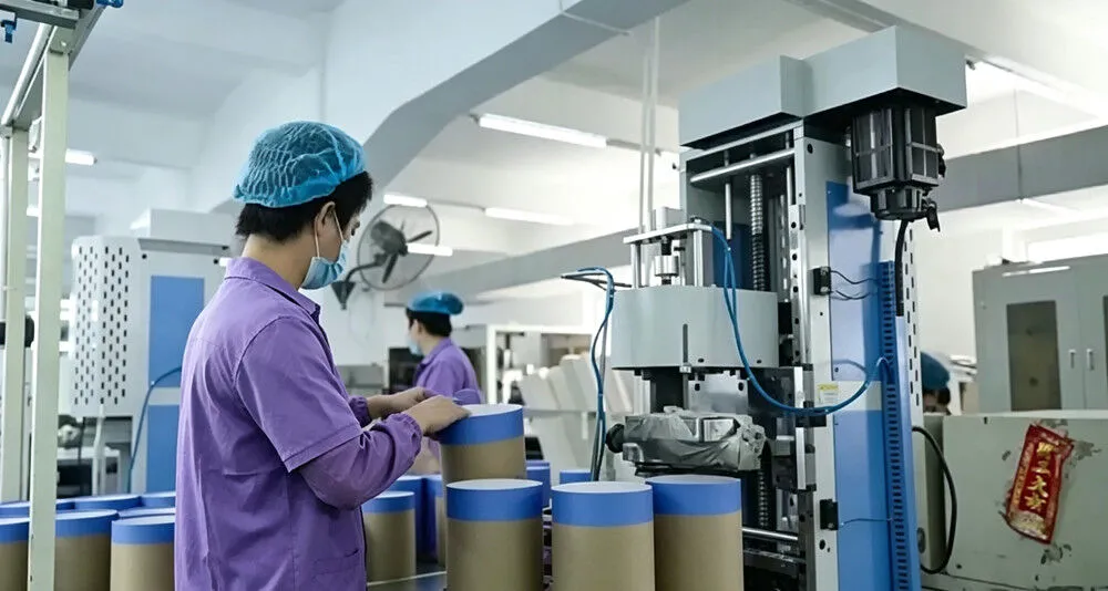 Paper Tube Packaging Production Workshop