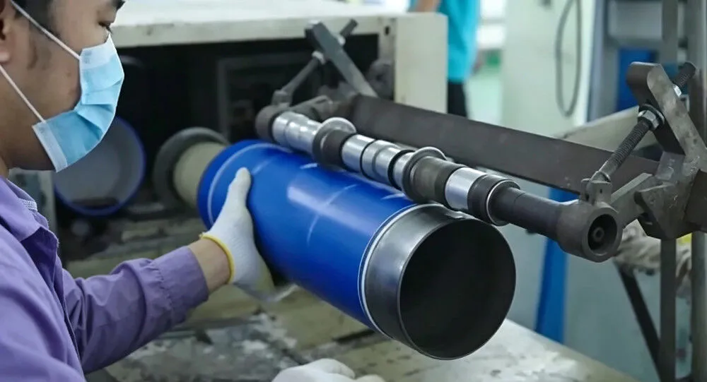Paper Tube Packaging Production Workshop
